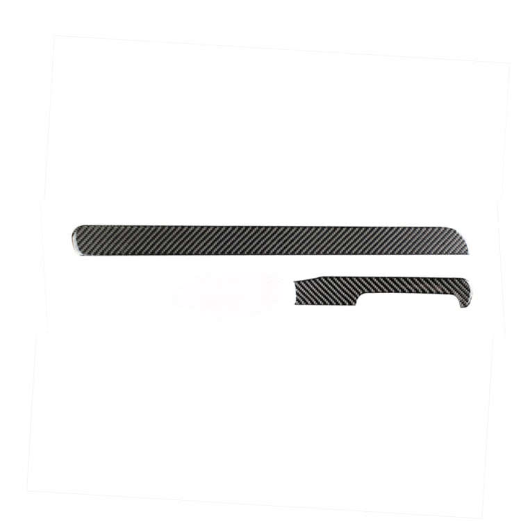 Carbon Fiber Car Central Control Strip Decorative Sticker for Volkswagen Golf 6 2008-2012, Right ...