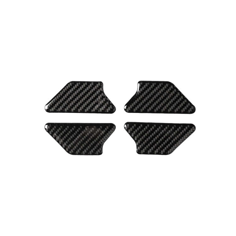 Carbon Fiber Car Inner Door Bowl Panel Decorative Sticker for Volkswagen Golf 6 2008-2012