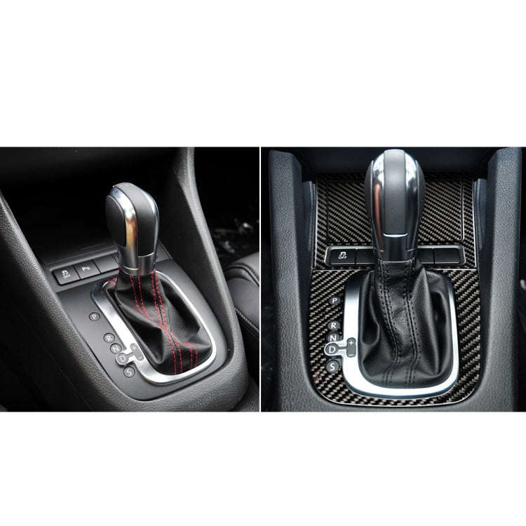 Carbon Fiber Car Ashtray Frame Decorative Sticker for Volkswagen Golf 6 2008-2012