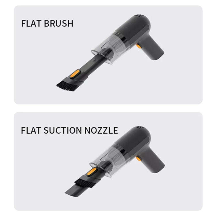 Car Portable Handheld Powerful Vacuum Cleaner Style: Wireless (Orange)