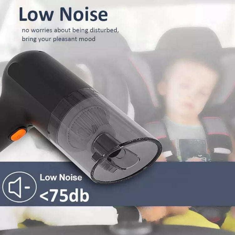 Car Portable Handheld Powerful Vacuum Cleaner Style: Wireless (Orange)