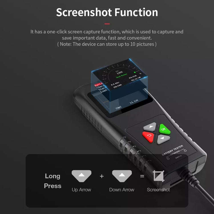 BM510 Car 6V / 12V / 24V Battery Tester Analyzer