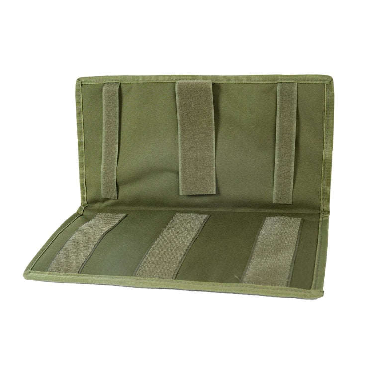 Car Sun Visor Storage Bag Glasses Frame Bill Clip (Army Green)