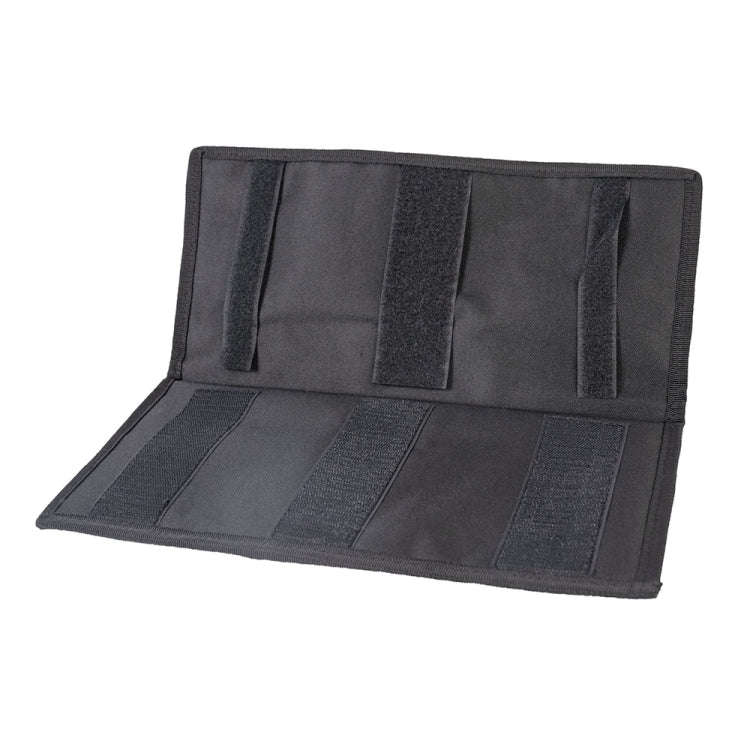 Car Sun Visor Storage Bag Glasses Frame Bill Clip (Black)