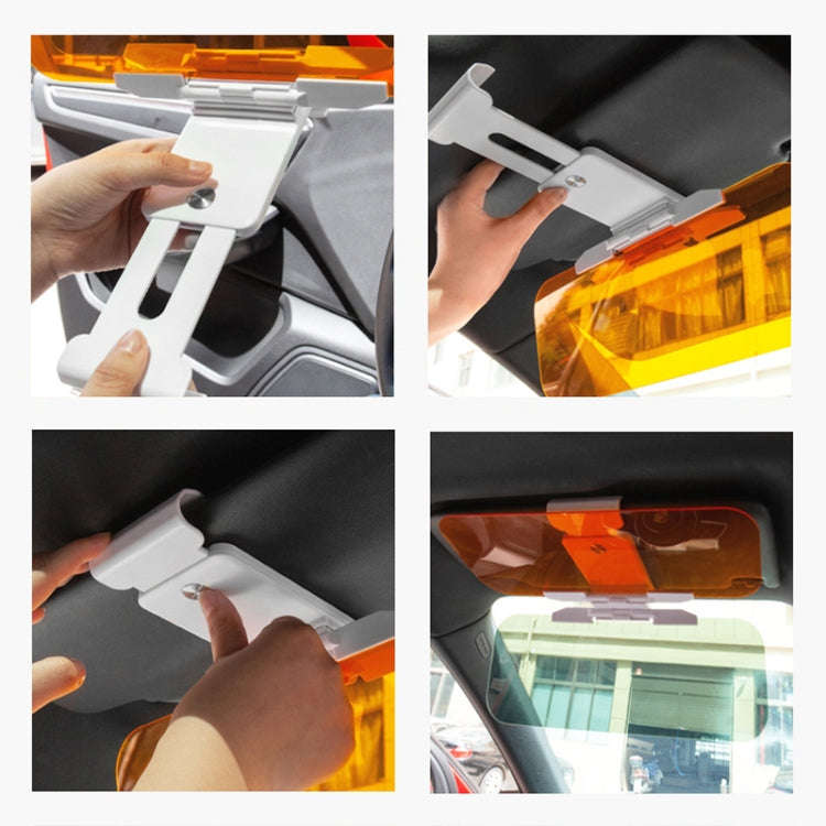 Car Buttons Day Night 2 in 1 Dazzling Goggle Sunshade
