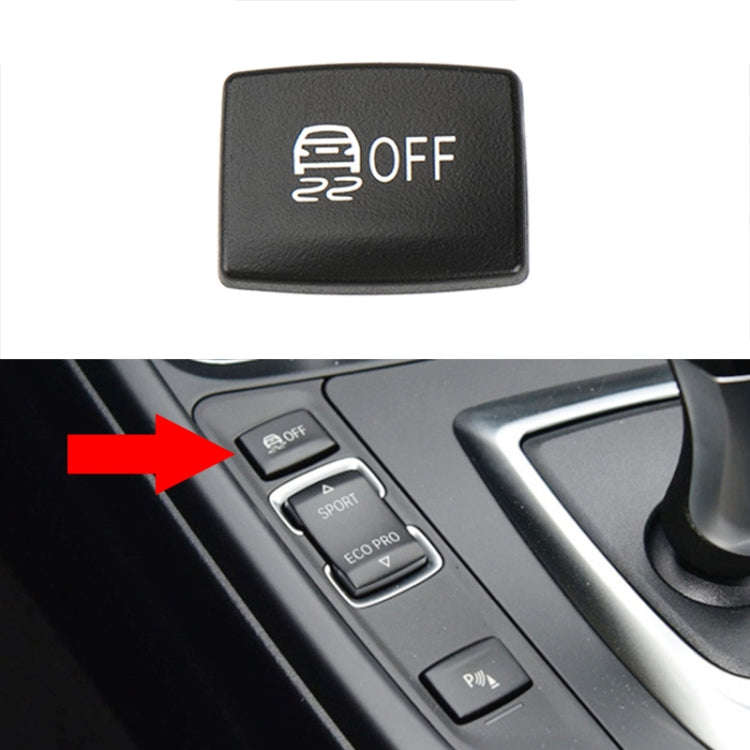 For BMW 3 Series Left Driving Car Central Control Multi-function ESP Button 6131 9252 912(Black)