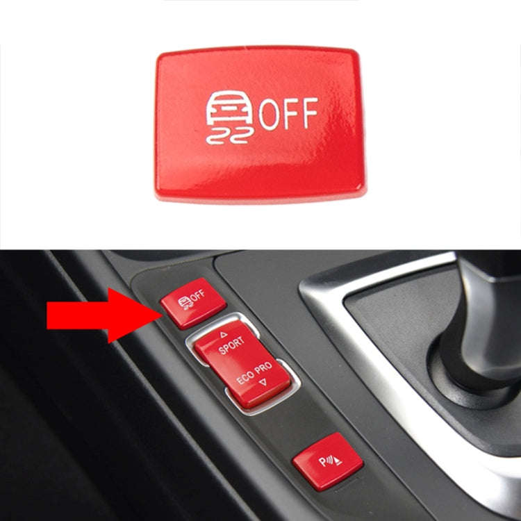 For BMW 3 Series Left Driving Car Central Control Multi-function ESP Button 6131 9252 912(Red)