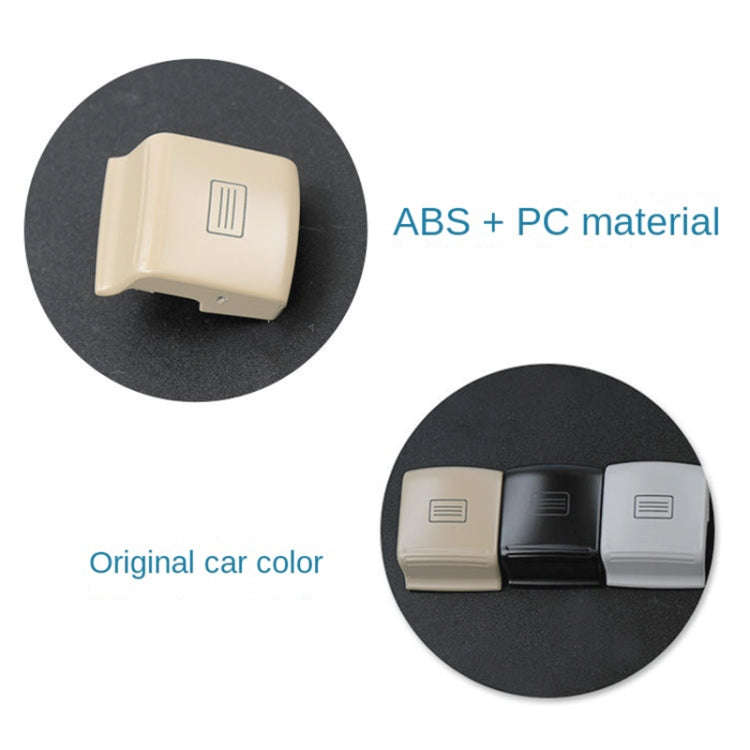 For Mercedes-Benz W221 2006-2013 Left Driving Car Sunroof Switch Button Dome Light Button(Beige)