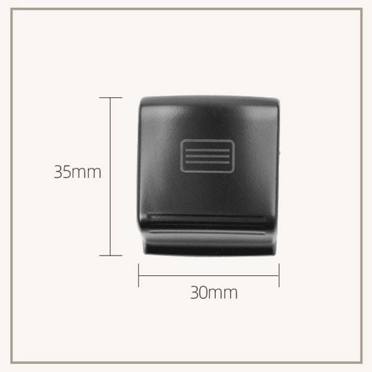 For Mercedes-Benz W221 2006-2013 Left Driving Car Sunroof Switch Button Dome Light Button(Beige)