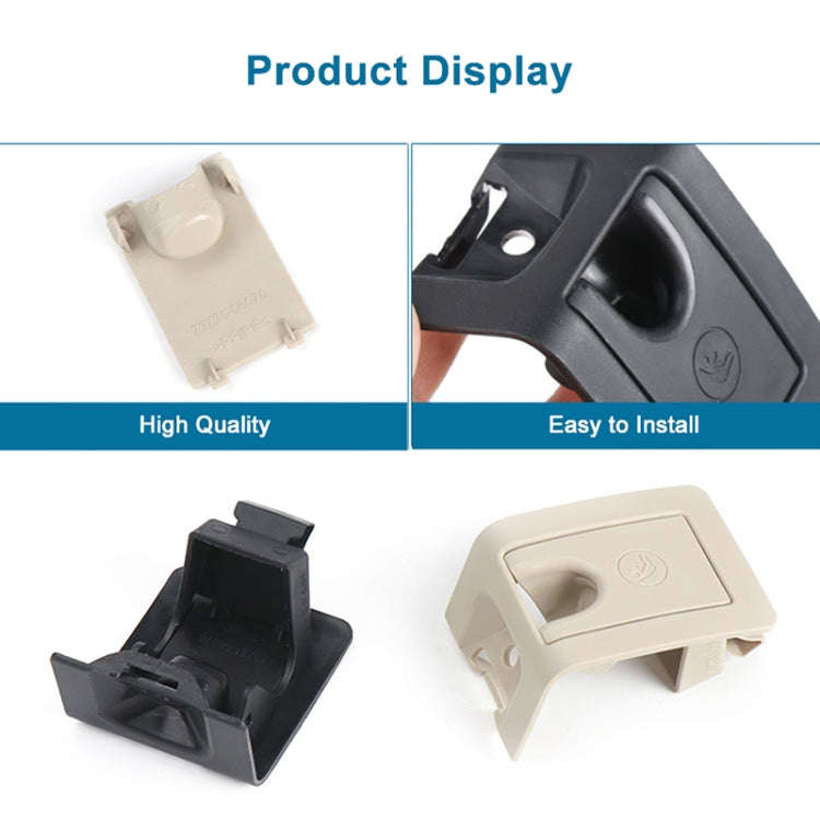 For Toyota Camry 2017- Car Rear Child ISOFIX Switch Seat Safety Cover Assembly 2059200513 (Beige)