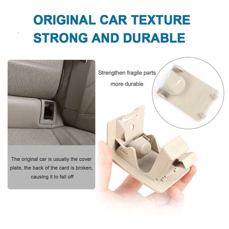 For Toyota Camry 2017- Car Rear Child ISOFIX Switch Seat Safety Cover Assembly 2059200513 (Beige)