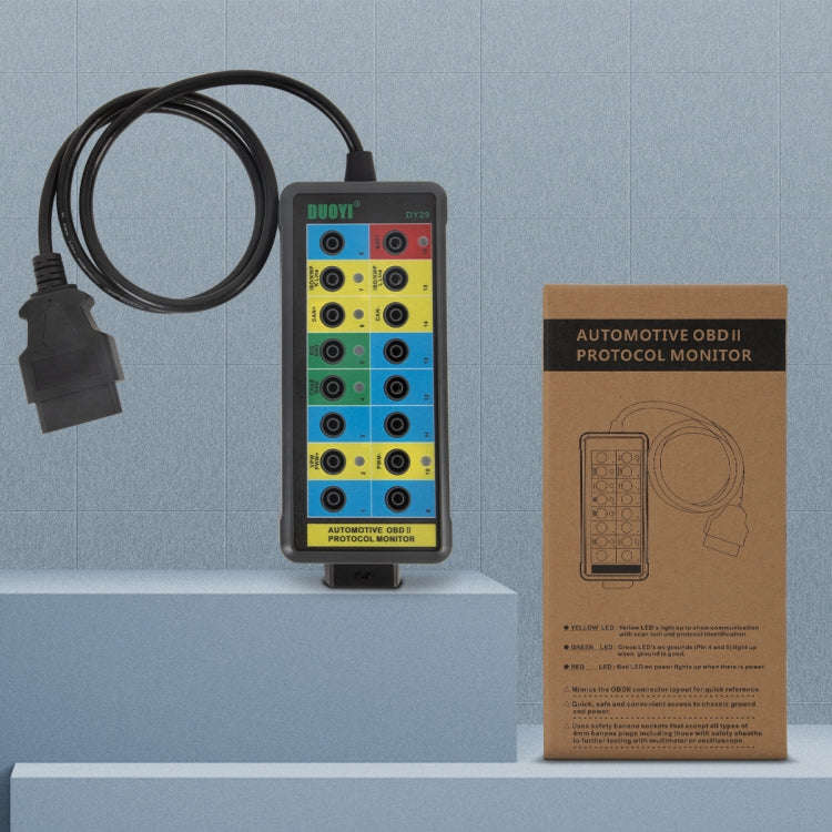 DUOYI DY29 Car OBD2 Diagnostic Protocol Detector Tester