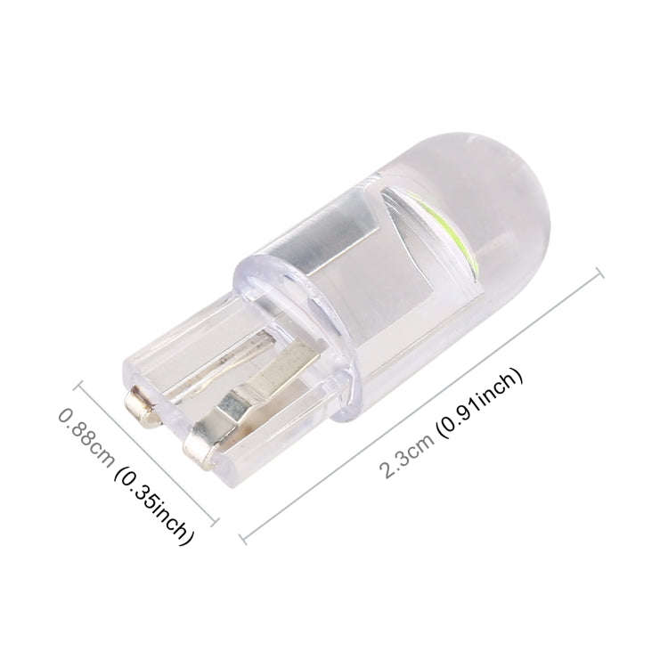 50pcs T10 DC24V / 0.36W / 0.03A Car Clearance Light COB Lamp Beads (Green Light)