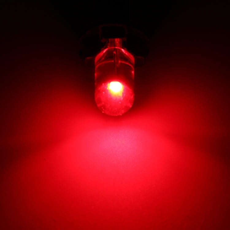 50pcs T10 DC24V / 0.36W / 0.03A Car Clearance Light COB Lamp Beads (Red Light)