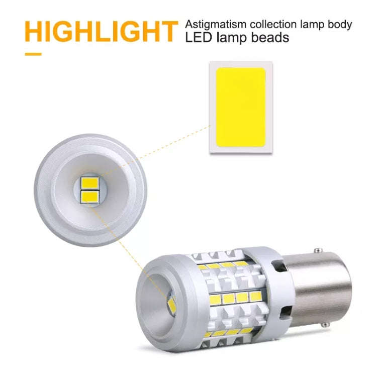 2pcs 1156 IC12-28V / 16.68W / 1.39A Car 3020EMC-26 Constant Current Wide Voltage Turn Signal Ligh...