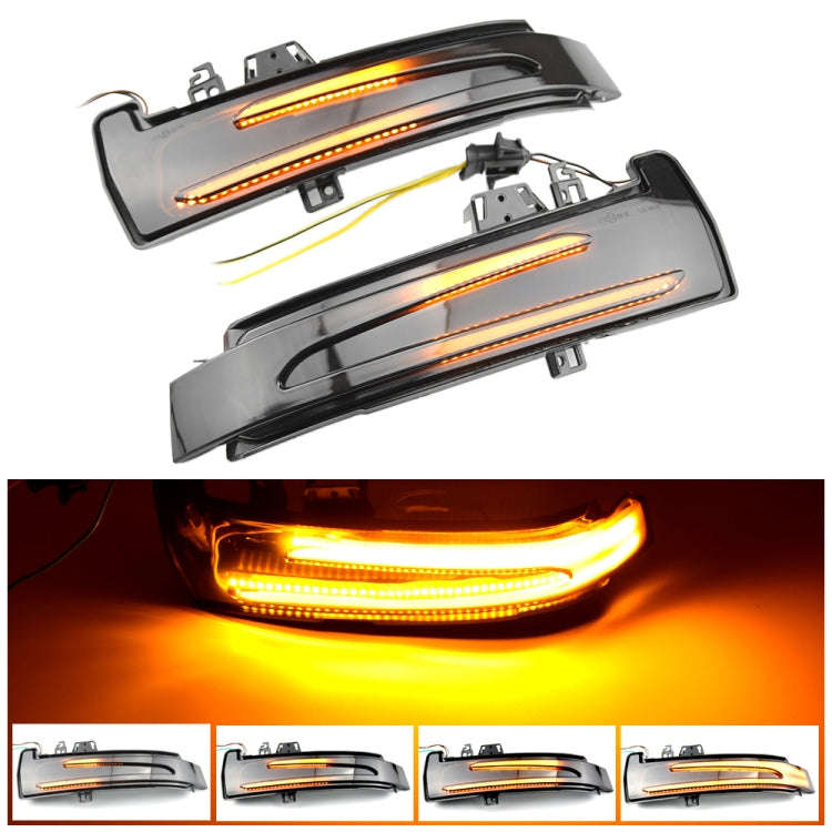 1 Pair For Mercedes-Benz A Class W176 2013-2017 Car Dynamic LED Turn Signal Light Rearview Mirror...