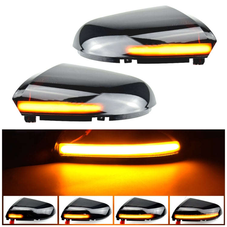 1 Pair For Dodge Ram 1500 2009-2018 Car Dynamic LED Turn Signal Light Rearview Mirror Flasher Wat...