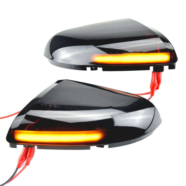 1 Pair For Dodge Ram 1500 2009-2018 Car Dynamic LED Turn Signal Light Rearview Mirror Flasher Wat...