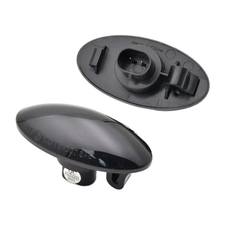2pcs For Suzuki Grand Vitara JT 2005-2012 Car Dynamic LED Fender Side Light (Transparent Black)