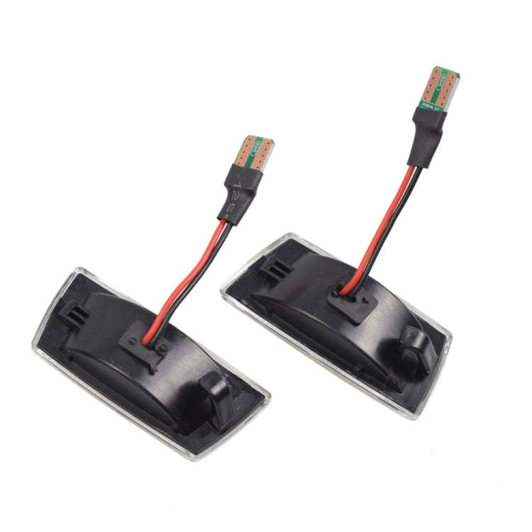 2pcs For Chevrolet Cruze 2009-2014 Car Dynamic LED Fender Side Light 1713423(Transparent Black)