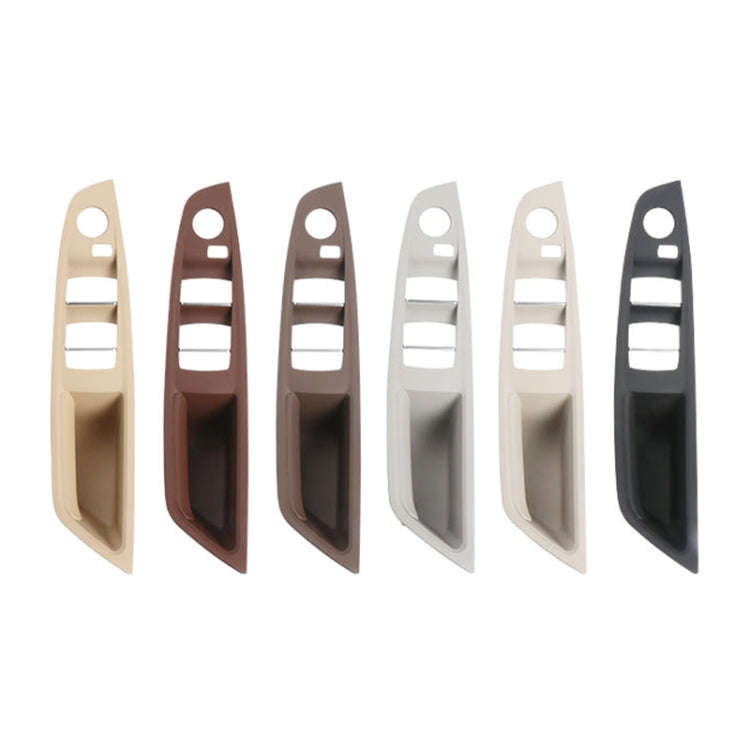 For BMW F10 2011-2017 Right Driving Car Door Window Lift Switch Trim Panel (Beige)
