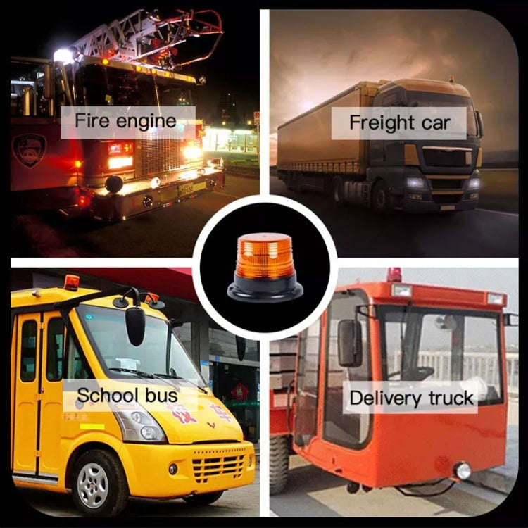 School Bus Engineering Vehicle Safety Warning Light Rear-end Collision Yellow Signal Lamp (Yellow...
