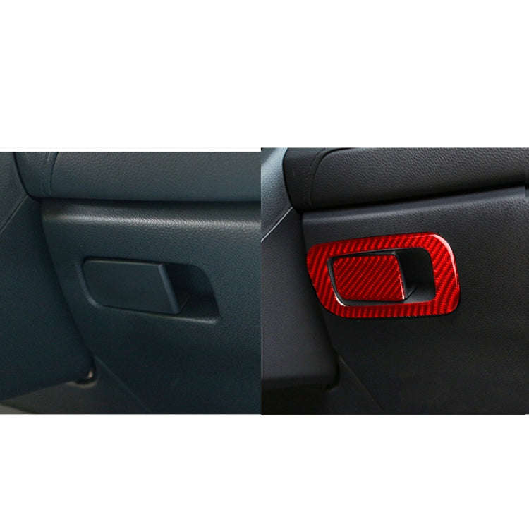 Car Carbon Fiber Storage Box Switch Frame Decorative Sticker for Honda Tenth Generation Civic 201...