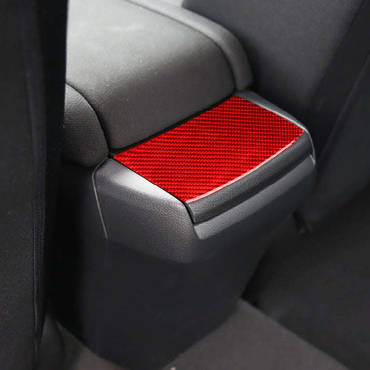 Car Carbon Fiber Rear Debris Cover Decorative Sticker for Honda Tenth Generation Civic 2016-2019,...