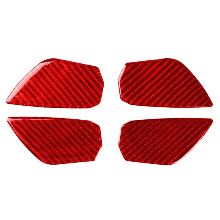 Car Carbon Fiber Inside Door Wrist Decorative Sticker for Honda Tenth Generation Civic 2016-2019,...