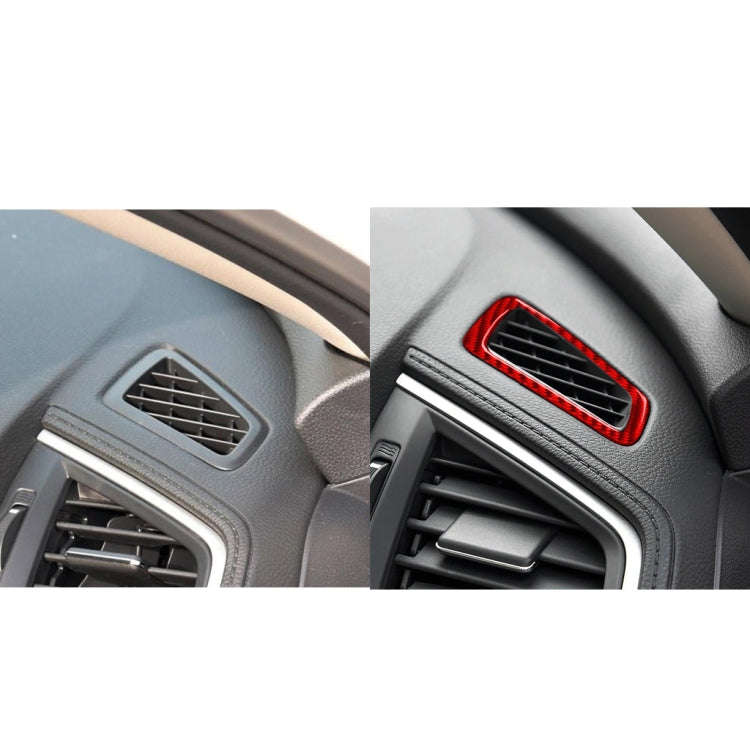 Car Carbon Fiber Dashboard Air Outlet Decorative Sticker for Honda Tenth Generation Civic 2016-20...