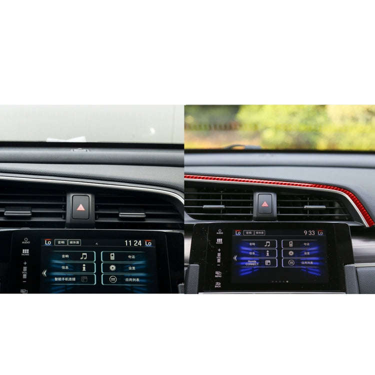 Car Carbon Fiber Above the Central Control Air Outlet Decorative Sticker for Honda Tenth Generati...