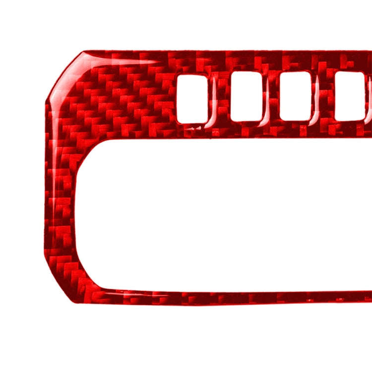 Car Carbon Fiber Gear Button Frame Decorative Sticker for Honda Tenth Generation Civic 2016-2019,...