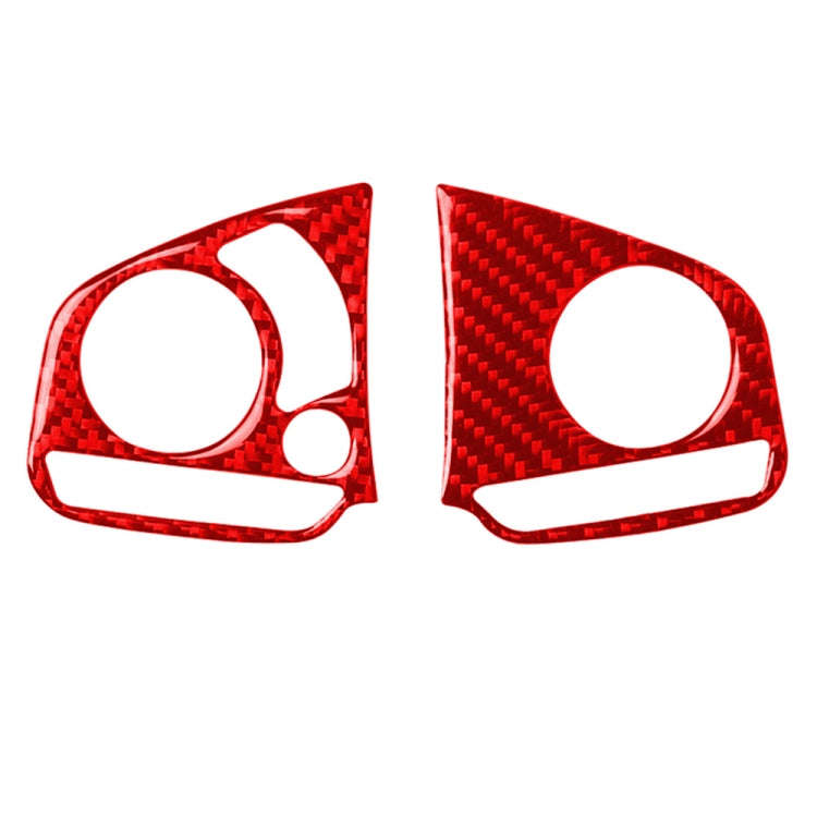 Car Carbon Fiber Steering Wheel Button High Configuration Decorative Sticker for Honda Tenth Gene...