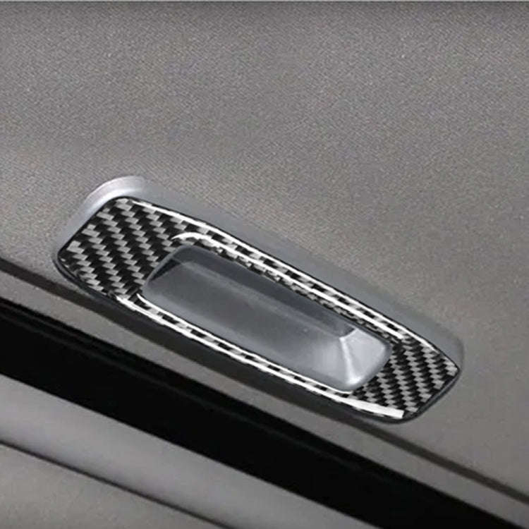 Car Carbon Fiber Skylight Handle Decorative Sticker for Mitsubishi Lancer EVO (DE/ES) 2008-2015, ...