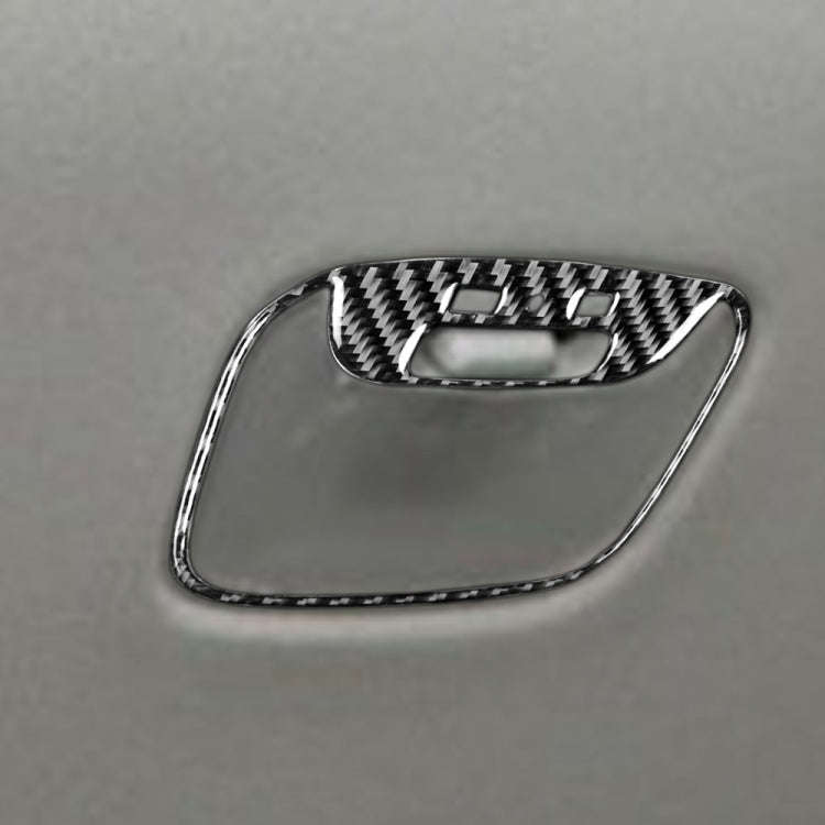 Car Carbon Fiber Rear Roof Reading Light Decorative Sticker for Mitsubishi Lancer EVO 2008-2015, ...