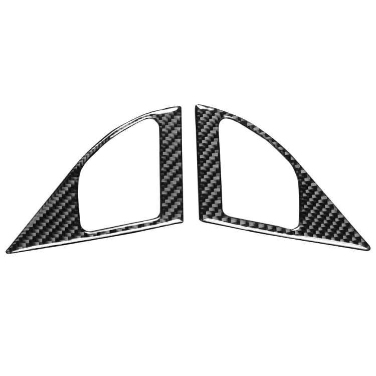 2 PCS Car Carbon Fiber Left and Right Speakers Decorative Sticker for Mitsubishi Lancer EVO (Only...