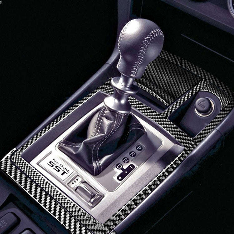 6 PCS Car Carbon Fiber Ashtray + Gear Position Decorative Sticker for Mitsubishi Lancer EVO (Only...