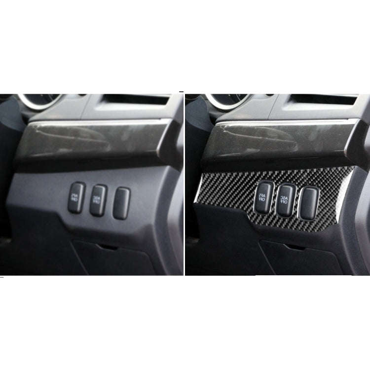 Car Carbon Fiber Dimming Control Panel Decorative Sticker for Mitsubishi Lancer EVO 2008-2015, Ri...