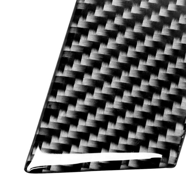 4 PCS Car Carbon Fiber Dashboard Panel Decorative Sticker for Mitsubishi Lancer EVO 2008-2015, Le...