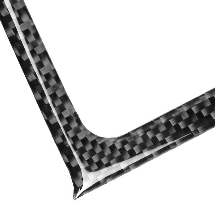 2 PCS Car Carbon Fiber Navigation System Display Decorative Sticker for Mitsubishi Lancer EVO 200...