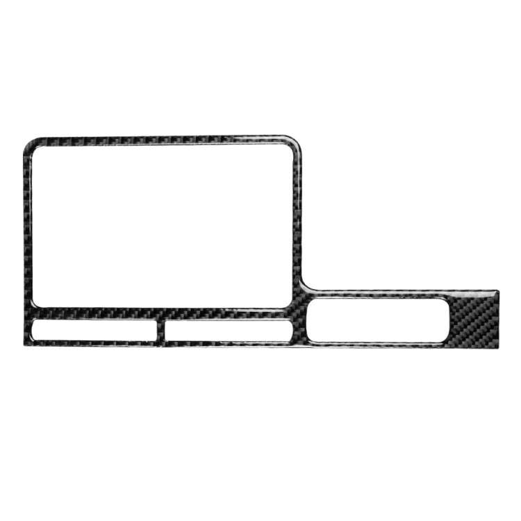 Car Carbon Fiber Navigation Display Frame Decorative Sticker for Nissan GTR R35 2008-2016, Right ...