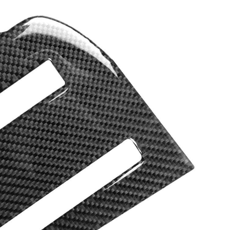 Car Carbon Fiber CD Player Console C Type Decorative Sticker for Nissan GTR R35 2008-2016, Left D...