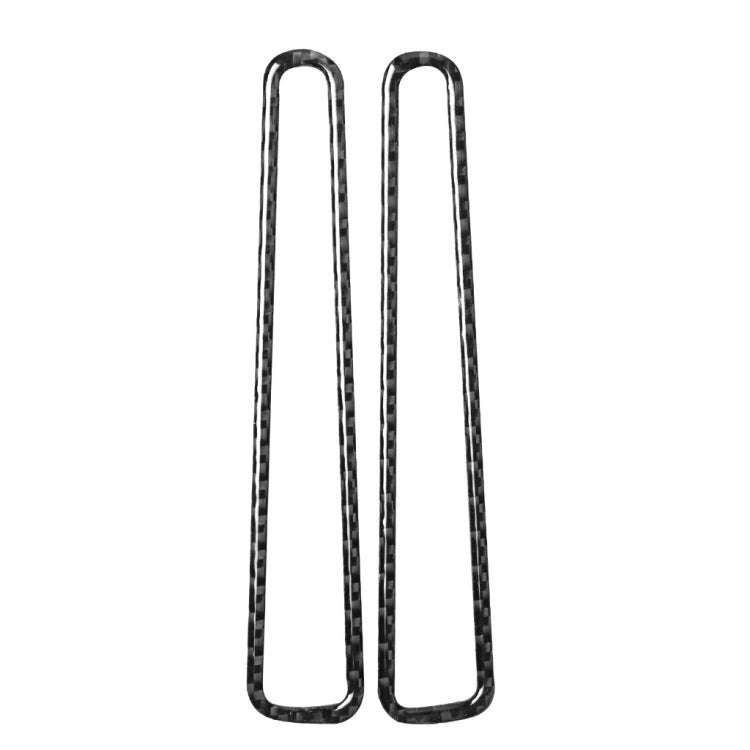 2 PCS Car Carbon Fiber Defogging of Window Air Outlet Decorative Sticker for Nissan GTR R35 2008-...