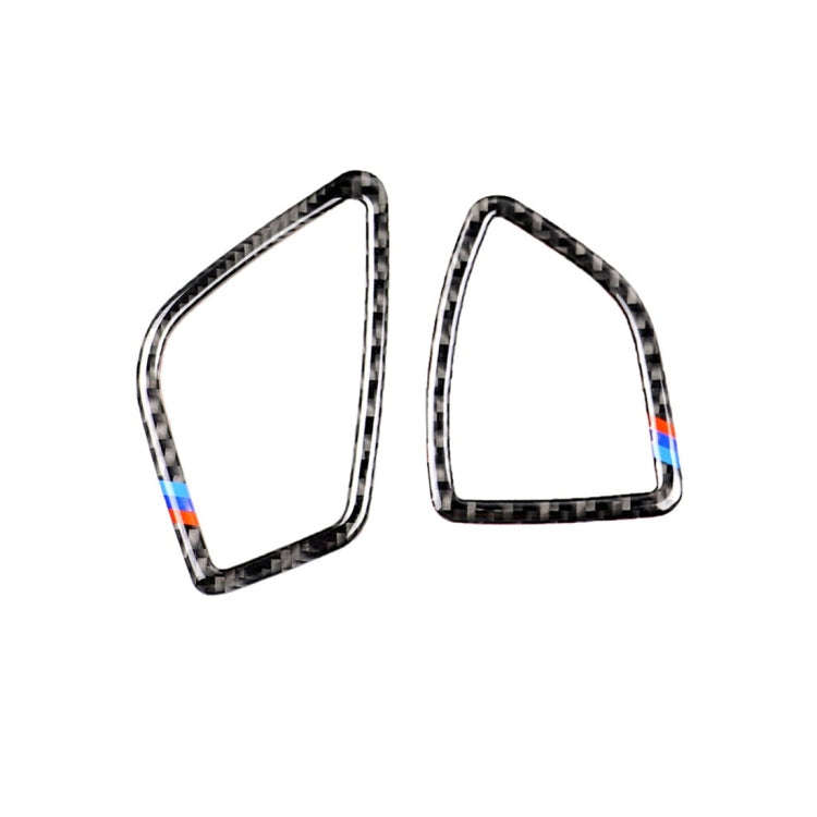 Three Color Carbon Fiber Car Instrument Air Outlet Decorative Sticker for BMW (F30) 2013-2018 / (...