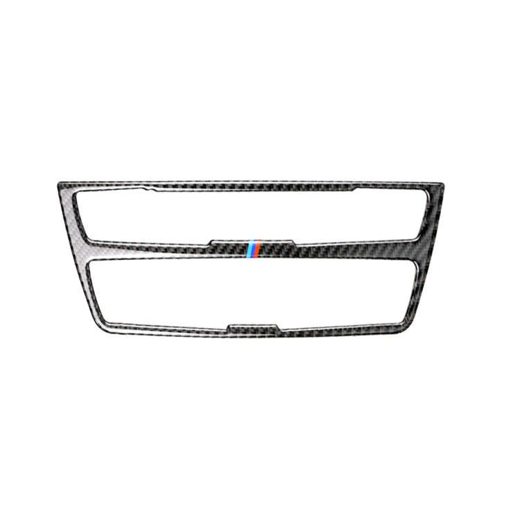 Three Color Carbon Fiber Car CD Panel Decorative Sticker for BMW (F30) 2013-2015 / (F34) 2013-2016