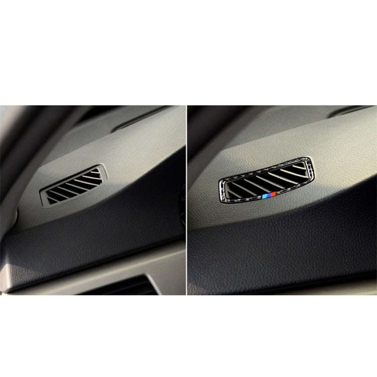 Three Color Carbon Fiber Car Right Driving Instrument Air Outlet Decorative Sticker for BMW E90 2...