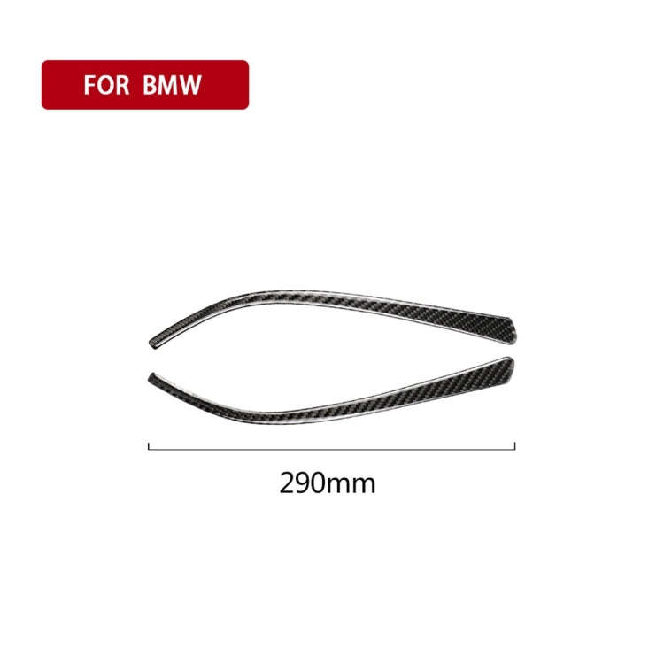 Carbon Fiber Car Rearview Mirror Bumper Strip Decorative Sticker for BMW F30 2013-2018 / F34 2013...