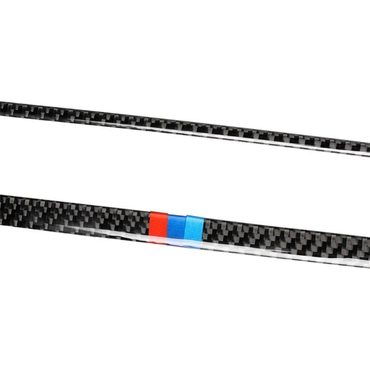 Three Color Carbon Fiber Car CD Panel Decorative Sticker for BMW 5 Series F10 2011-2017