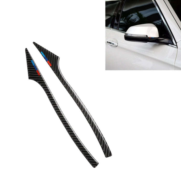 Three Color A Carbon Fiber Car Rearview Mirror Bumper Strip Decorative Sticker for BMW 5 Series E...