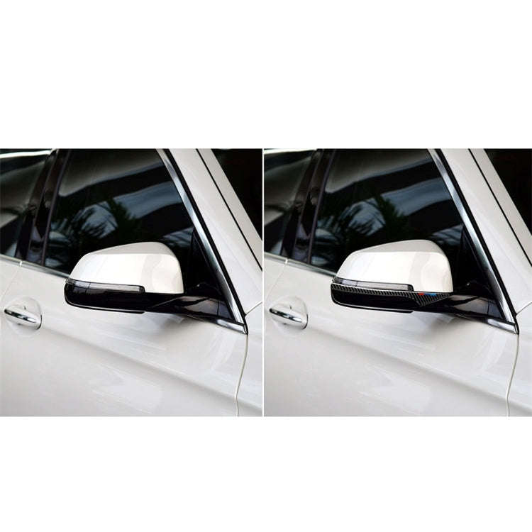 Three Color A Carbon Fiber Car Rearview Mirror Bumper Strip Decorative Sticker for BMW 5 Series E...